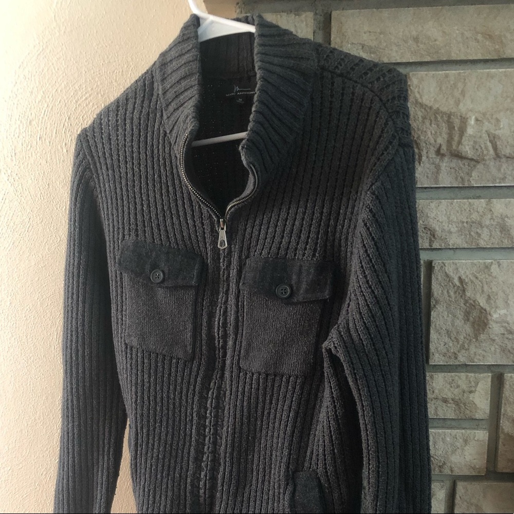 Marc Anthony zip up sweater s zam